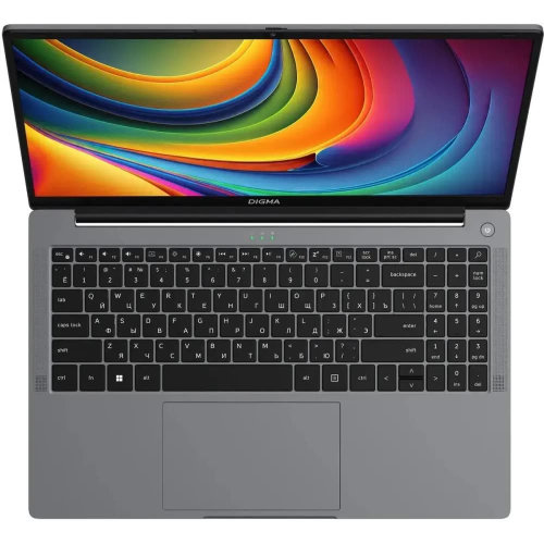 Ноутбук Digma EVE i5980, 14" (1920x1080) IPS/Intel Core m3-8100Y/16 ГБ DDR3/512 ГБ SSD/Intel UHD Graphics/Windows 11 Pro, Серый (DN15CM-ADXW01)