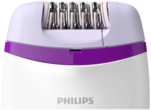 Эпилятор Philips BRE225 Satinelle Essential, белый/фиолетовый