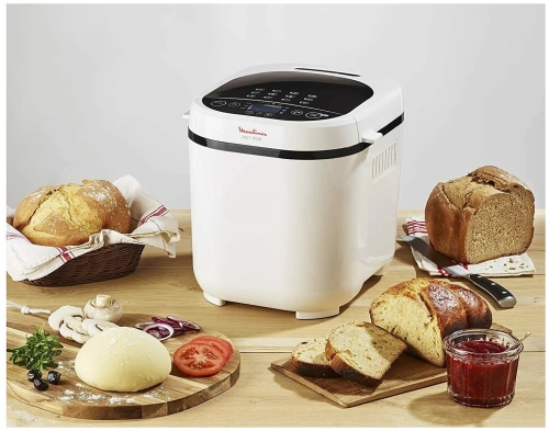Хлебопечка Moulinex OW2101 Pain Dore, белый/черный