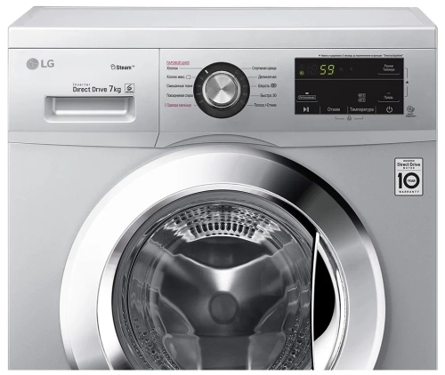 Стиральная машина LG Steam F2J3HS4L, серебристый