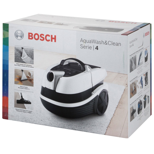 Пылесос Bosch BWD41720, белый/бирюзовый Пылесос Bosch BWD41720, белый/бирюзовый