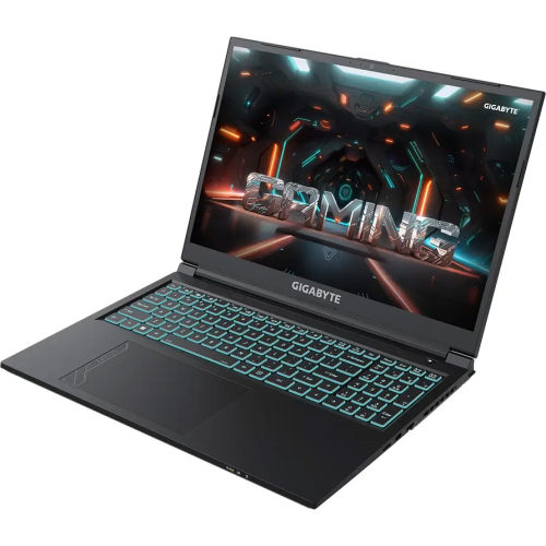 Ноутбук Gigabyte G6 KF, 16" (1920x1200) IPS 165 Гц/Intel Core i7-13620H/16 ГБ DDR5/512 ГБ SSD/NVIDIA GeForce RTX 4060 для ноутбуков (8 Гб)/Без системы, Черный (KF-H3KZ853KD)
