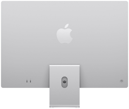 Моноблок Apple iMac 24" 2021 г. MGTF3RU/A, 23.5" 4480x2520, Apple M1 2.064 ГГц, RAM 8 ГБ, SSD 256 ГБ, Apple M1 7-Core, MacOS, серебристый
