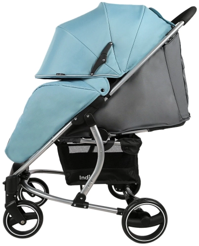 Коляска прогулочная Indigo SOUL, голубой