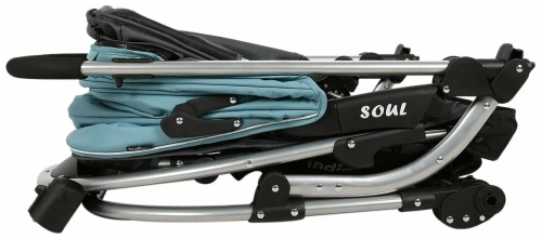 Коляска прогулочная Indigo SOUL, голубой