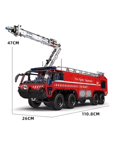 Конструктор Mould King Пожарная машина с распылением воды на п/у 19004