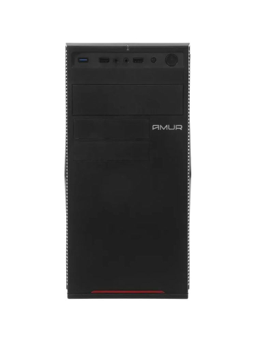 Системный блок Amur Нарвал B7I21 MT, Intel Core i5-12400 / 16 ГБ DDR5 / 512 ГБ SSD / Intel UHD Graphics / Без ОС / Клавиатура, мышь, черный (2168216)
