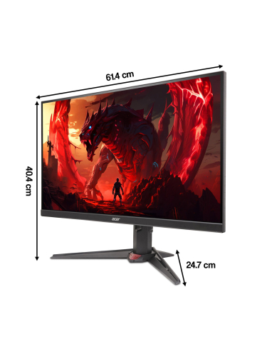 Монитор Acer XV270UF3bmiiprx 27", 16:9, IPS, QHD, 0,5/1ms, 250cd, 320Hz, HDMI, DP, SPK, HAS