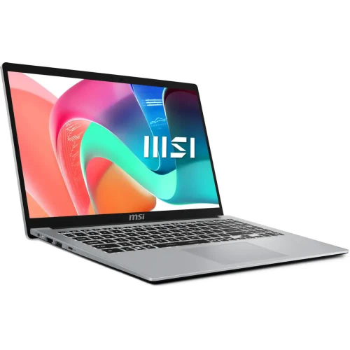 Ноутбук MSI Modern 15 F13MG-253RU, 15.6" (1920x1080) IPS/Intel Core i7-1355U/16 ГБ DDR4/512 ГБ SSD/Intel Iris Xe Graphics/Windows 11 Pro, Серебристый (9S7-15S122-253)