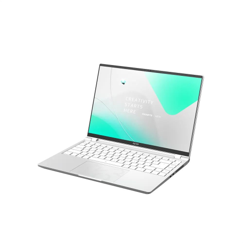 Ноутбук GIGABYTE AERO 14, 14" (2880x1800) OLED 90Гц/Intel Core i7-13700H/16ГБ LPDDR5/1ТБ SSD/GeForce RTX 4050 6ГБ/Без ОС, серебристый (BMF-72KZBB4SD)