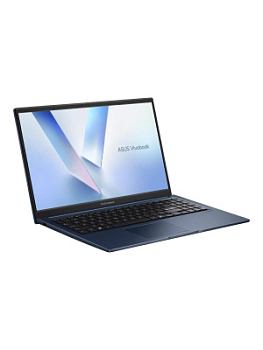 Ноутбук ASUS Vivobook 15 X1504MA-BQ601, 15.6" (1920x1080) IPS/Intel Core 3 310/8 ГБ DDR5/256 ГБ SSD/Intel Graphics/Без системы, Синий (90NB17I1-M01140)