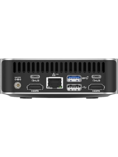 Мини-ПК Geekom A8, AMD Ryzen 9 8945HS / 32 ГБ DDR5 / 1024 ГБ SSD / AMD Radeon Graphics / Windows 11 Pro, серебристый (GMA8R98945HS-321-EU)