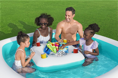 Детский надувной бассейн Bestway 54446 BW 218x218x48см "Sippin", 737 л, от 6 лет