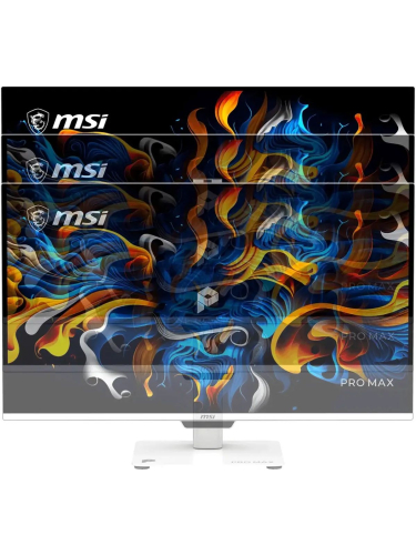 Монитор MSI 26.5" PRO MAX 271UPXW12G белый QD OLED LED 16:9 HDMI матовая HAS Piv 250cd 178гр/178гр 3840x2160 120Hz DP 4K USB 8кг