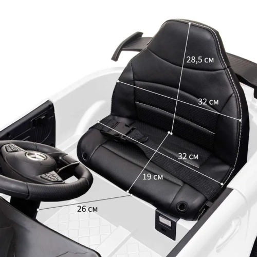 Электромобиль TOMMY Mercedes AMG GT MB-7 белый