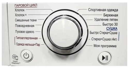 Стиральная машина с сушкой LG F4J6TM7W