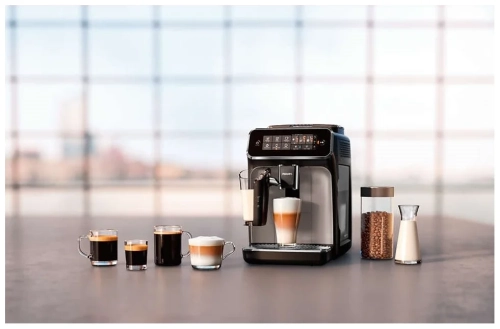 Кофемашина Philips EP3246/70 Series 3200 LatteGo, черный/серебристый
