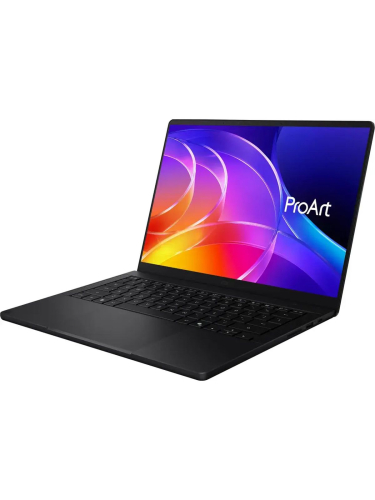 Ноутбук ASUS ProArt PZ14 HT7407NA-SN091X, 14" (2880x1800) OLED 144 Гц/Qualcomm Snapdragon X2 Elite X2E-88-100/16 ГБ LPDDR5X/512 ГБ SSD/Qualcomm Adreno/Windows 11 Home, Черный (90NB1861-M004D0)
