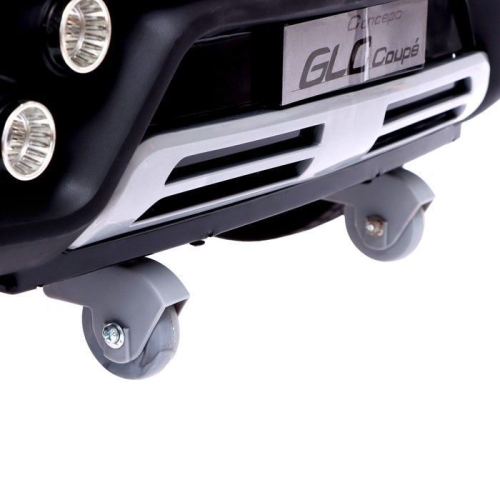 Электромобиль MERCEDES-BENZ GLC COUPE, EVA колеса, кожаное сидение, цвет чёрный