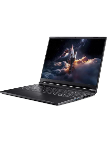 Ноутбук Acer Nitro V 16S ANV16S-71-71MF, 16" (2560x1600) IPS 180 Гц/Intel Core 7 240H/16 ГБ DDR5/1024 ГБ SSD/NVIDIA GeForce RTX 5060 для ноутбуков (8 Гб)/Без системы, Черный (NH.U28CD.004)