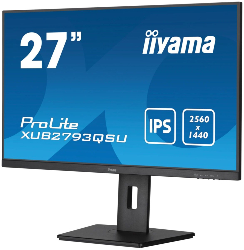 Монитор Iiyama 27" ProLite XUB2793QSU-B7 Ultra HD 2K IPS LED черный