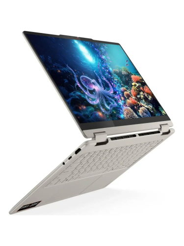 Ноутбук Lenovo Yoga 7 14AKP10, 14" (1920x1200) OLED/AMD Ryzen AI 5 340/24 ГБ DDR5/1024 ГБ SSD/AMD Radeon Graphics/Windows 11 Pro, Бежевый (83JR0060RK_Win11P)