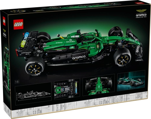 Конструктор Lego Technic 42240 Автомобиль Aston Martin Aramco AMR25 F1