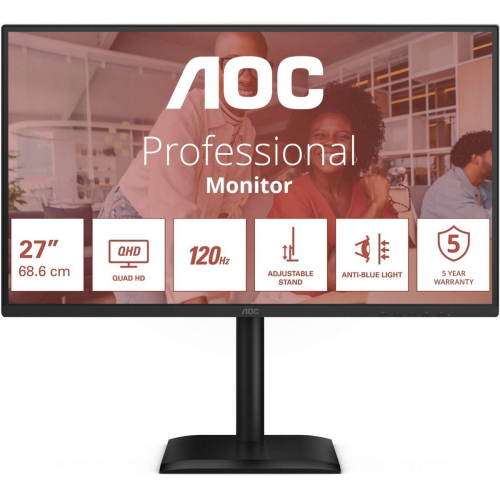 Монитор 27" AOC Q27E4CV IPS, 2560x1440, 120Hz, 4 ms, Black