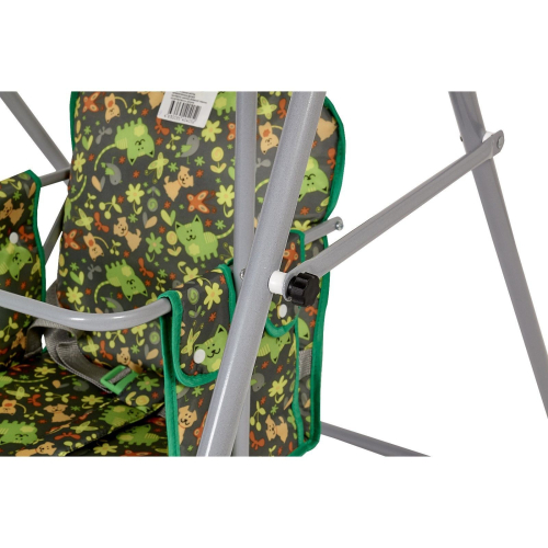 Качели детские напольные «Чарли», цвет зелёный