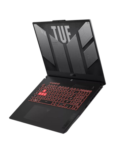 Ноутбук ASUS TUF Gaming A17 FA707NUG-HX182, 17.3" (1920x1080) IPS 144 Гц/AMD Ryzen 7 7445HS/16 ГБ DDR5/512 ГБ SSD/NVIDIA GeForce RTX 4050 для ноутбуков (6 Гб)/Windows 11 Pro, Серый (90NR0EF5-M00AX0_Win11P)