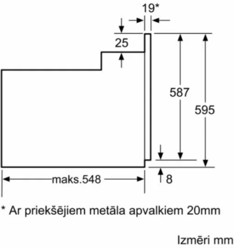 Духовой шкаф Электрический Bosch HBF113BR1S серебристый