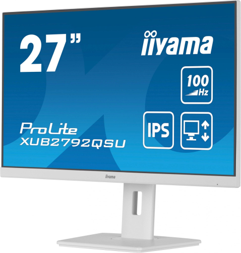 Монитор Iiyama 27" IPS LED ProLite XUB2792QSU-W6 белый
