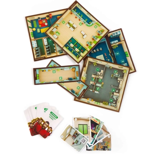 Игра развлекательная КРЕП Квест Ограбление зеленого банка с виртуальной реальностью