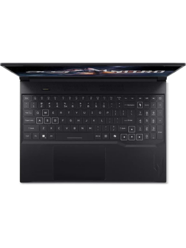 Ноутбук Acer Nitro V 16S ANV16S-71-71MF, 16" (2560x1600) IPS 180 Гц/Intel Core 7 240H/16 ГБ DDR5/1024 ГБ SSD/NVIDIA GeForce RTX 5060 для ноутбуков (8 Гб)/Без системы, Черный (NH.U28CD.004)