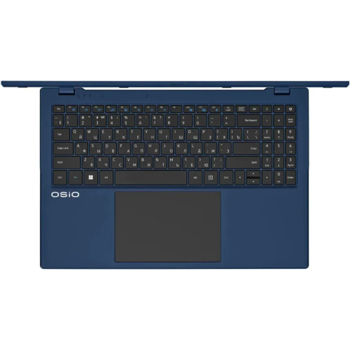 Ноутбук OSiO BaseLine B150i, 15.6" (1920x1080) IPS/Intel Processor N100/8 ГБ DDR4/512 ГБ SSD/Intel UHD Graphics/Windows 11 Home, Синий (B150I-002C)
