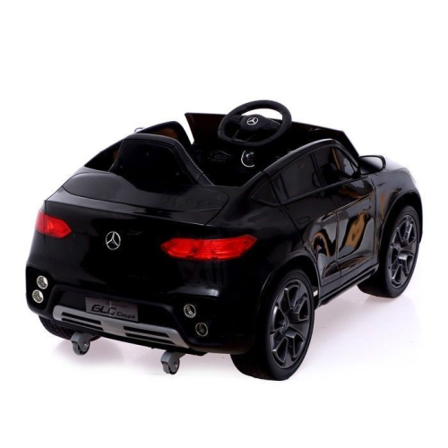 Электромобиль MERCEDES-BENZ GLC COUPE, EVA колеса, кожаное сидение, цвет чёрный