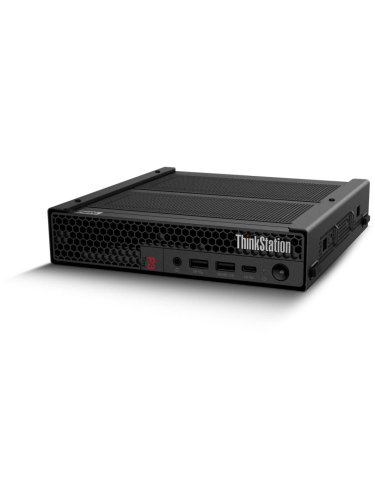 Мини-ПК Lenovo ThinkStation P3 Tiny, Intel Core i7-14700 / 32 ГБ DDR5 / 1024 ГБ SSD / NVIDIA T1000 (8 Гб) / Windows 11 Pro / Клавиатура, мышь, черный (30H1A0CKCH)