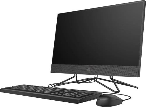 Моноблок HP 200 G4 21.5" Full HD i5 1235U (1.3) 16Gb SSD512Gb Iris Xe DVDRW CR Win 11P, клавиатура мышь Cam черный