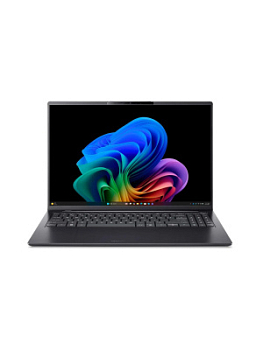 Ноутбук Acer Swift Go 16 AI SFG16-I71-77U1, 16" (2880x1800) OLED 120 Гц/Intel Core Ultra X7 358H/16 ГБ LPDDR5X/512 ГБ SSD/Intel Arc Graphics/Без системы, Серый (NX.JY1CD.003)