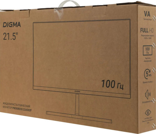 Монитор Digma 22" Progress 22A502F FHD VA LED белый DM22VB04