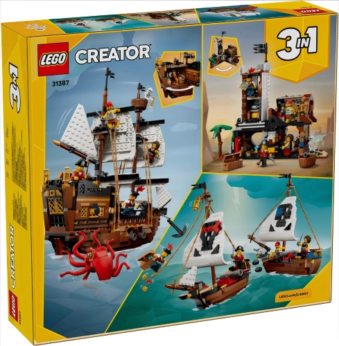 Конструктор LEGO Creator 31387 Легендарный пиратский корабль 3 в 1