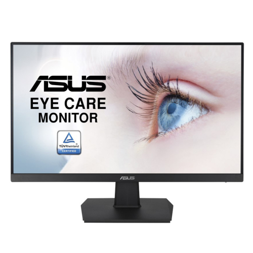 Монитор ASUS 27" VA27EHE IPS LED, 1920x1080, 5ms, 250 cd/m2, 178°/178°, 100M:1, D-sub, HDMI, Frameless, Eye Care, GamePlus Tec, 75Hz, Adaptive-Sync, Tilt, VESA, Black,
