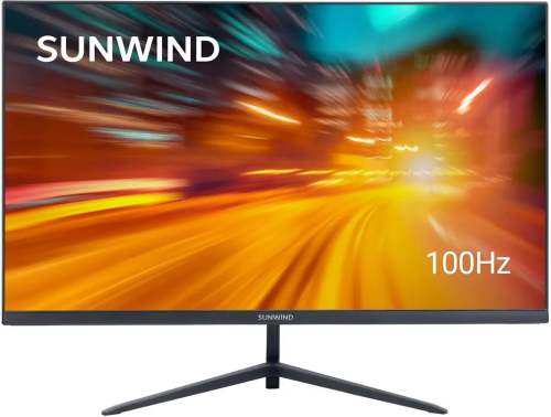 Монитор SunWind 23.8" SM-24FV222 FHD VA черный SM24VB01