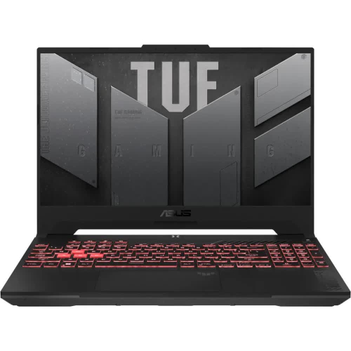Ноутбук ASUS TUF Gaming A17 FA707NVR-HX010, 17.3" (1920x1080) IPS 144 Гц/AMD Ryzen 7 7435HS/16 ГБ DDR5/512 ГБ SSD/NVIDIA GeForce RTX 4060 для ноутбуков (8 Гб)/Без системы, Серый (90NR0JJ5-M000D0)