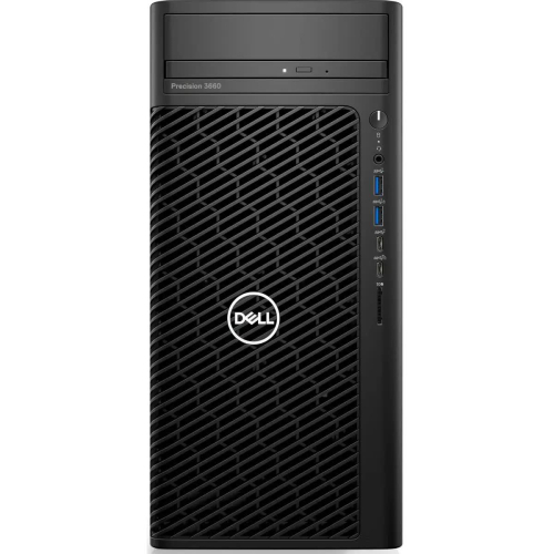 Системный блок Dell Precision 3660, Intel Core i9-13900 / 64 ГБ DDR5 / 1024 ГБ SSD+2000 ГБ HDD / NVIDIA GeForce RTX A4000 (16 Гб) / Windows 11 Pro / Клавиатура, мышь, черный (3660-9671)