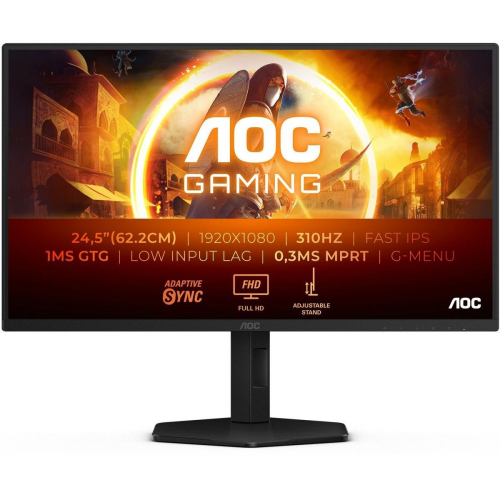 Монитор 25" AOC 25G4SXU IPS 1920x1080, 310Hz, 1ms, Black