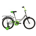 Велосипед 18" Novatrack VECTOR, серебристый