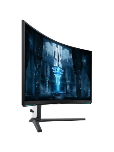 Монитор Samsung 32" Odyssey Neo G8 S32BG850NMXUE белый VA LED 1ms 16:9 HDMI полуматовая HAS Piv 350cd 178гр/178гр 3840x2160 240Hz DP 4K USB 8.9кг
