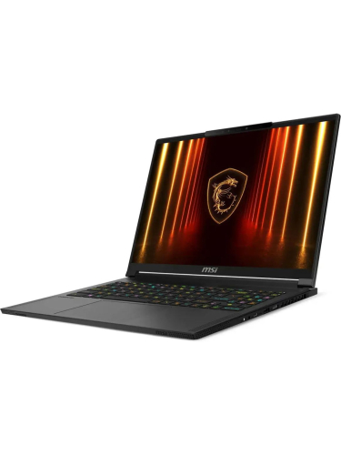 Ноутбук MSI Stealth A16 AI+ A3HWHG-239XRU, 16" (2560x1600) OLED 240 Гц/AMD Ryzen AI 9 365/32 ГБ DDR5/1024 ГБ SSD/NVIDIA GeForce RTX 5070 Ti для ноутбуков (12 Гб)/Без системы, Черный (9S7-15FL35-239)