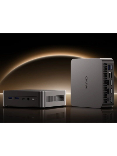 Мини-ПК CHUWI AuBox, Intel Core Ultra 5 226V/16 ГБ DDR5/512 ГБ SSD/Intel Arc Graphics/Windows 11 Pro, серый (CWI611P)